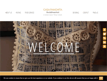 Tablet Screenshot of casapanchita.com